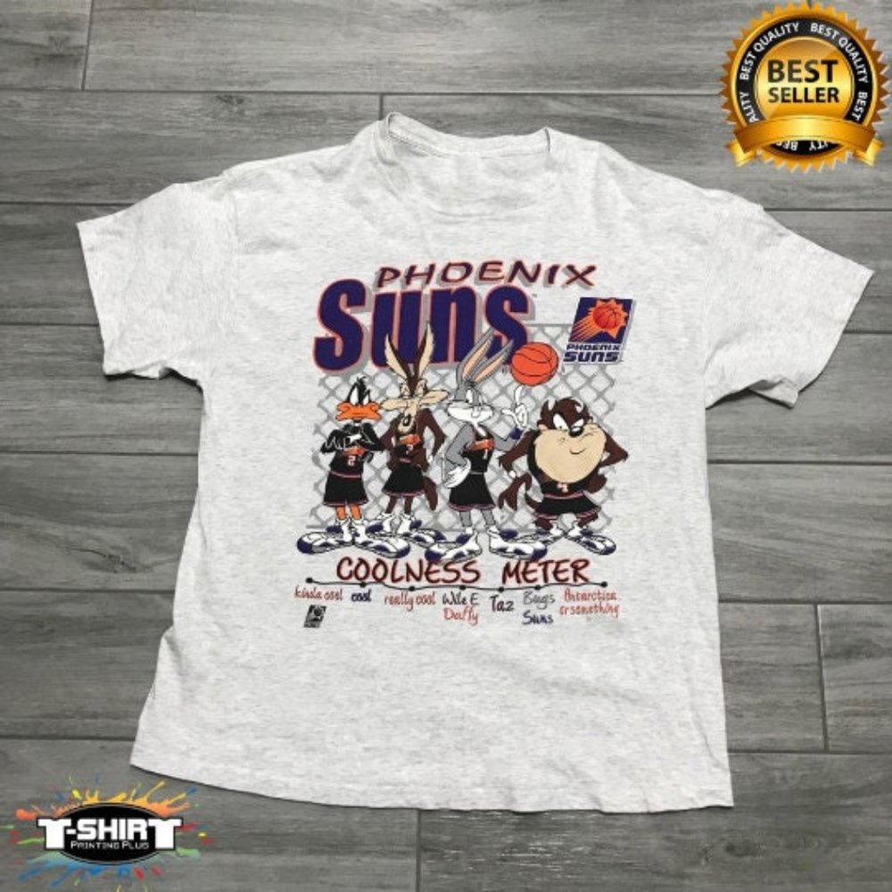 Vintage NBA Phoenix Suns Looney Tunes Shirt,  American Sport Shirt, NBA Basketba